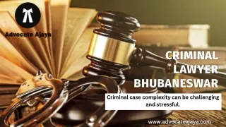 Criminal Lawyer Bhubaneswar