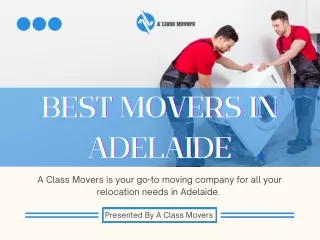 Trusted Removalists near You: Find Reliable Moving Companies in Adelaide