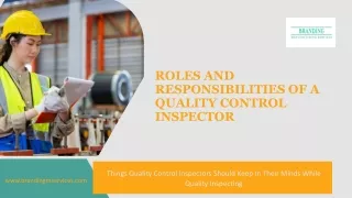 Top Reasons To Hire The Quality Control Inspectors