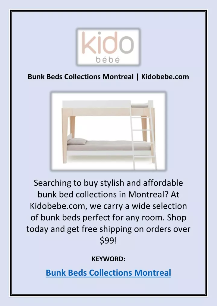 bunk beds collections montreal kidobebe com