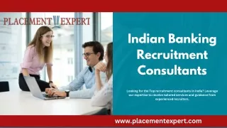 Indian Banking Recruitment Consultants