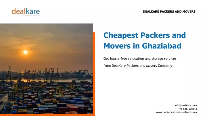 cheapest packers and movers in ghaziabad