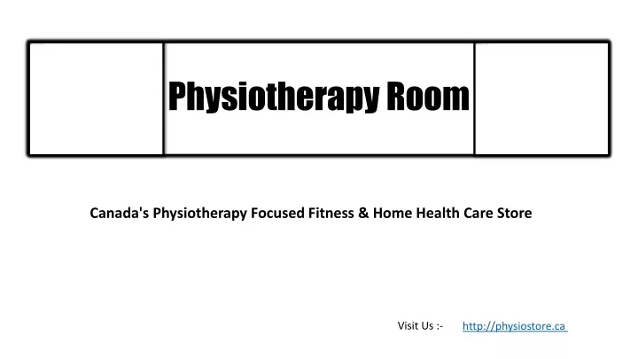 physiotherapy room