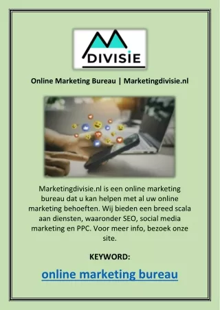 Online Marketing Bureau | Marketingdivisie.nl