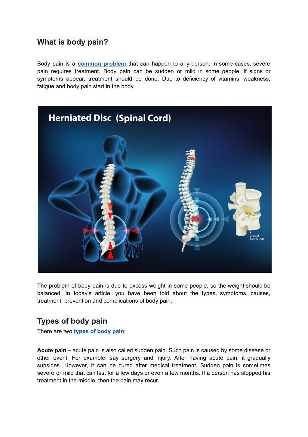 PPT - Causes of Chronic and body pain PowerPoint Presentation, free ...