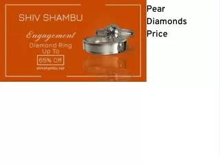 pear diamonds price