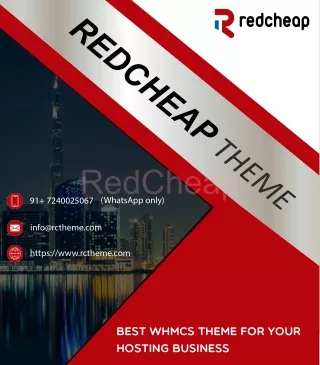 BEST WHMCS THEME FOR YOUR HOSTING BUSINESS