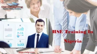 HSE Training in Nigeria