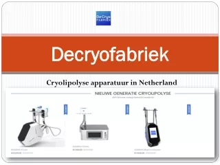 Cryolipolyse apparaat te koop, maar welke? – De cryo fabriek