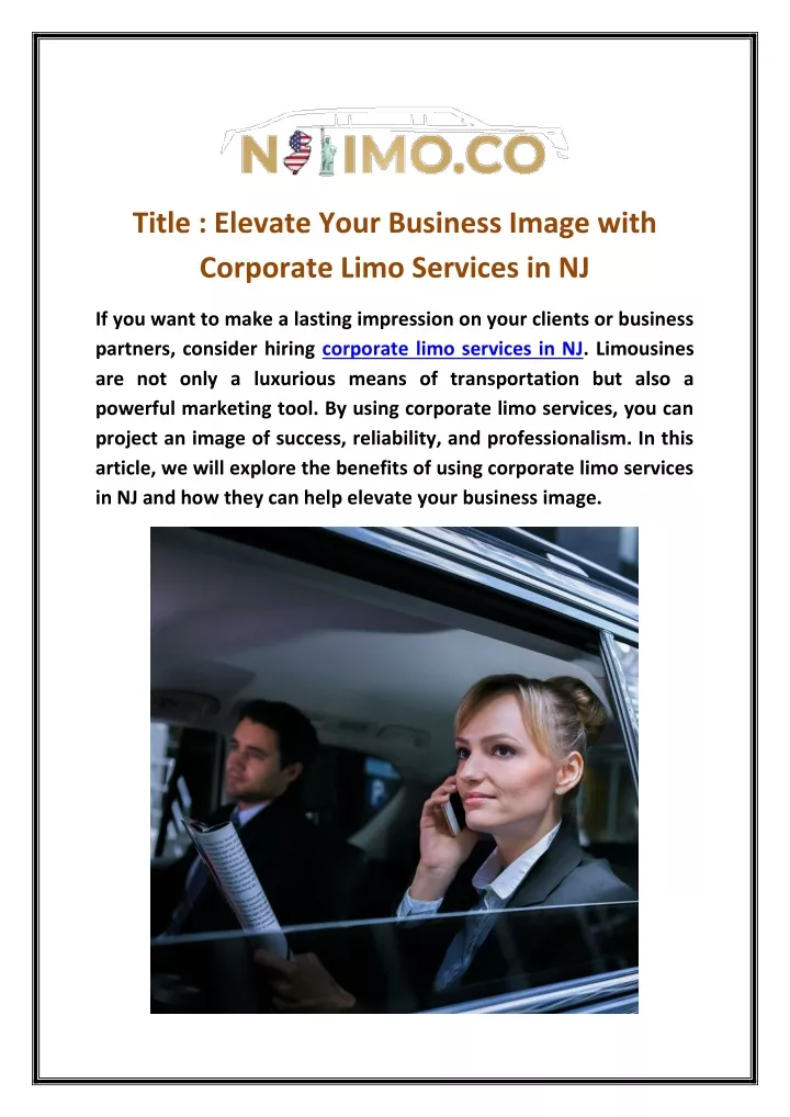 title elevate your business image with corporate