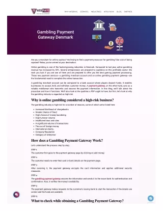 why webpays
