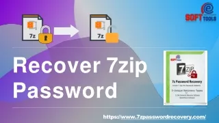 Recover 7zip Password