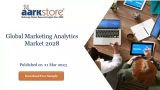 Global Marketing Analytics Market 2028