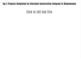 top 5 projects completed by interohub