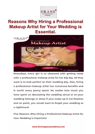 Reasons Why Hiring a Professional Makeup Artist for Your Wedding is Essential.