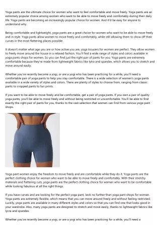 10 Wrong Answers to Common high-rise yoga pants Questions: Do You Know the Right