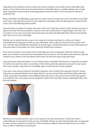 A yoga pants for winter Success Story You'll Never Believe