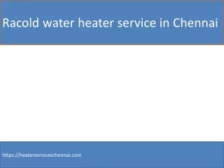 racold water heater service in chennai