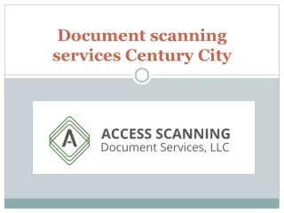 document scanning services century city