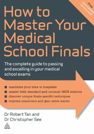 _PDF_ How to Master Your Medical School Finals: The Complete Guide to Passing an