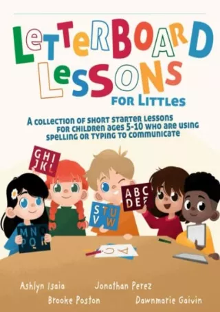 PDF/BOOK Letterboard Lessons for Littles: A Collection of Short Starter Lessons