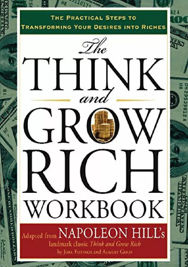 the think and grow rich workbook the practical