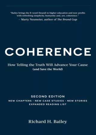 PDF/READ Coherence: How Telling the Truth Will Advance Your Cause (and Save the
