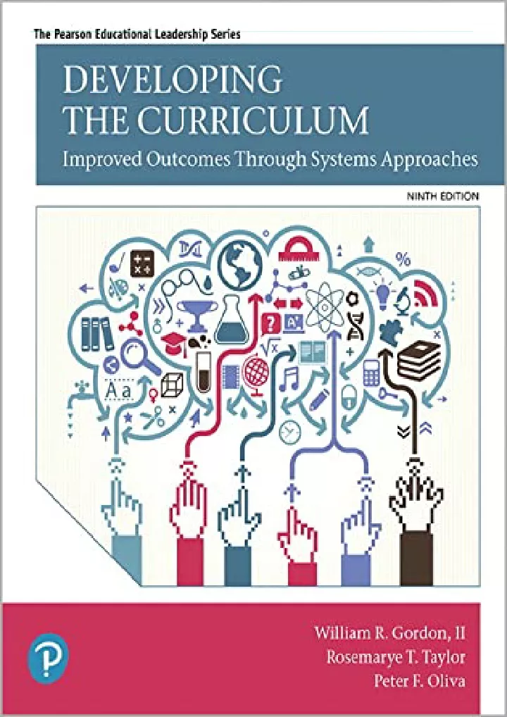 developing the curriculum pearson educational