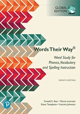 $PDF$/READ/DOWNLOAD Words Their Way: Word Study for Phonics, Vocabulary, and Spe