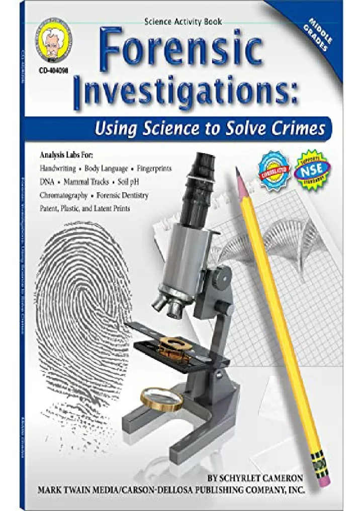 mark twain forensic investigations workbook using