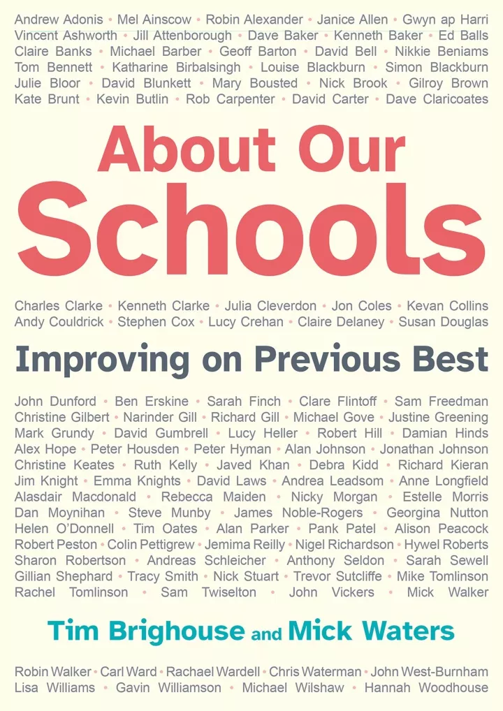 about our schools improving on previous best