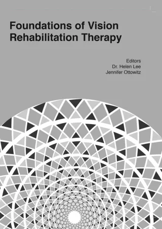 _PDF_ Foundations of Vision Rehabilitation Therapy