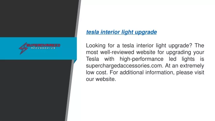 tesla interior light upgrade looking for a tesla