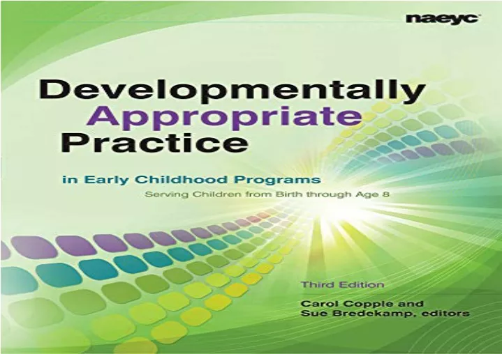 download developmentally appropriate practice
