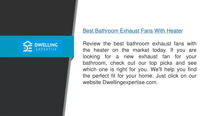 best bathroom exhaust fans with heater review