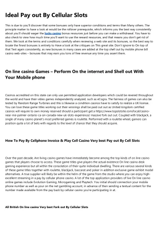 7 Little Changes That'll Make A Big Difference With Your Top Slots Online