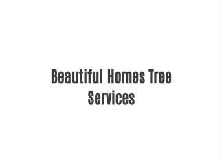 beautiful homes tree services