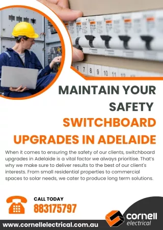Switchboard Upgrades Adelaide