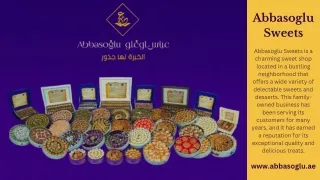 Sweet Shop Online | Abbasoglu Sweets