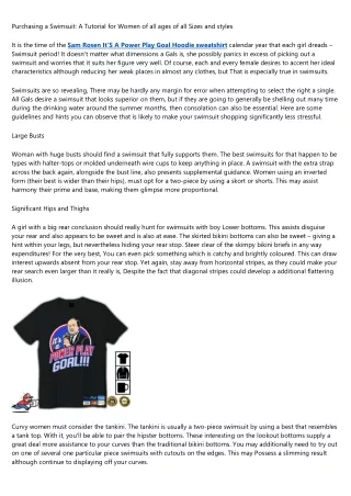 Watch Out: How Sam Rosen It’S A Power Play Goal Shirt Is Taking Over and What to