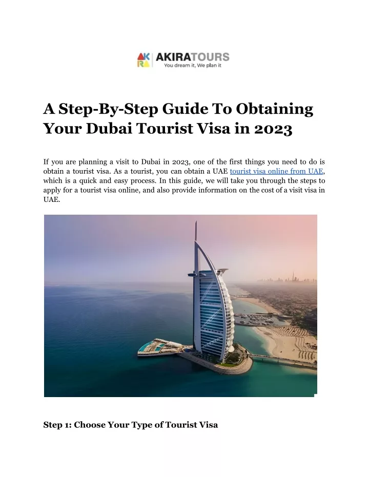 a step by step guide to obtaining your dubai