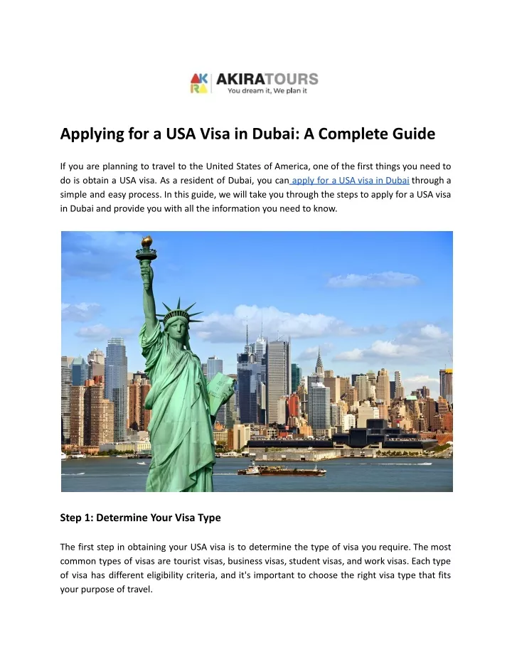 PPT - Applying For A USA Visa In Dubai: A Complete Guide PowerPoint ...