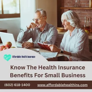 Know about affordable health insurance plans for small business