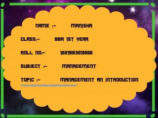 name manisha class bba 1st year roll