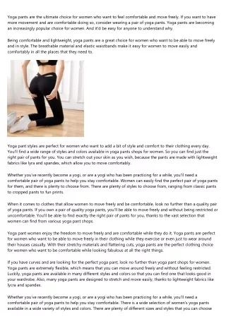 From Around the Web: 20 Fabulous Infographics About fleece yoga pants