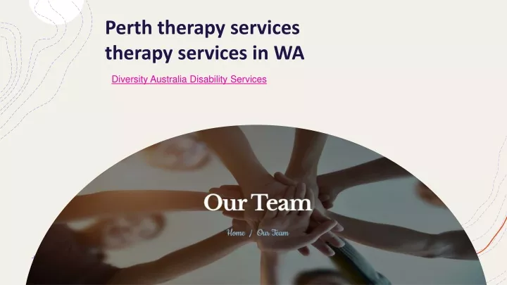 perth therapy services therapy services in wa