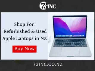 Buy Refurbished & Used Apple Laptops in NZ