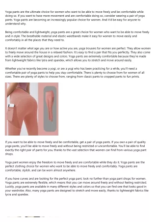 A Look Into the Future: What Will the mens yoga pants with pockets Industry Look