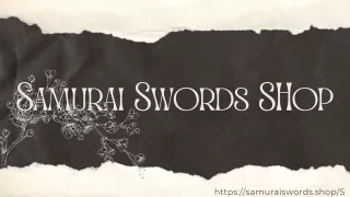 samurai swords shop
