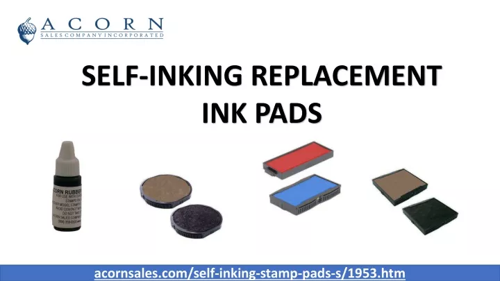 self inking replacement ink pads